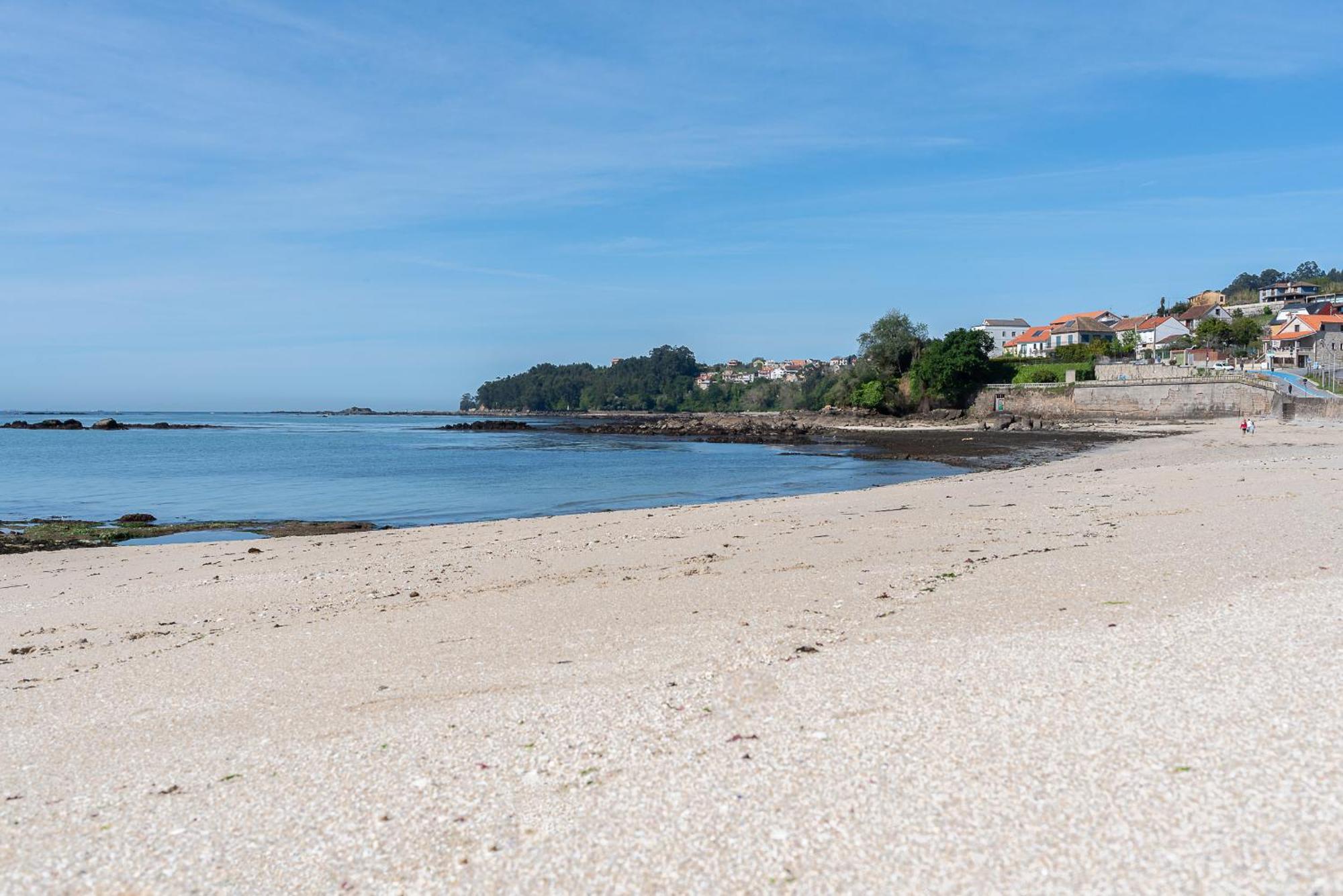 Apartamento Espacioso Cerca De La Playa Con Aire Acondicionado Apartment Moaña Екстериор снимка