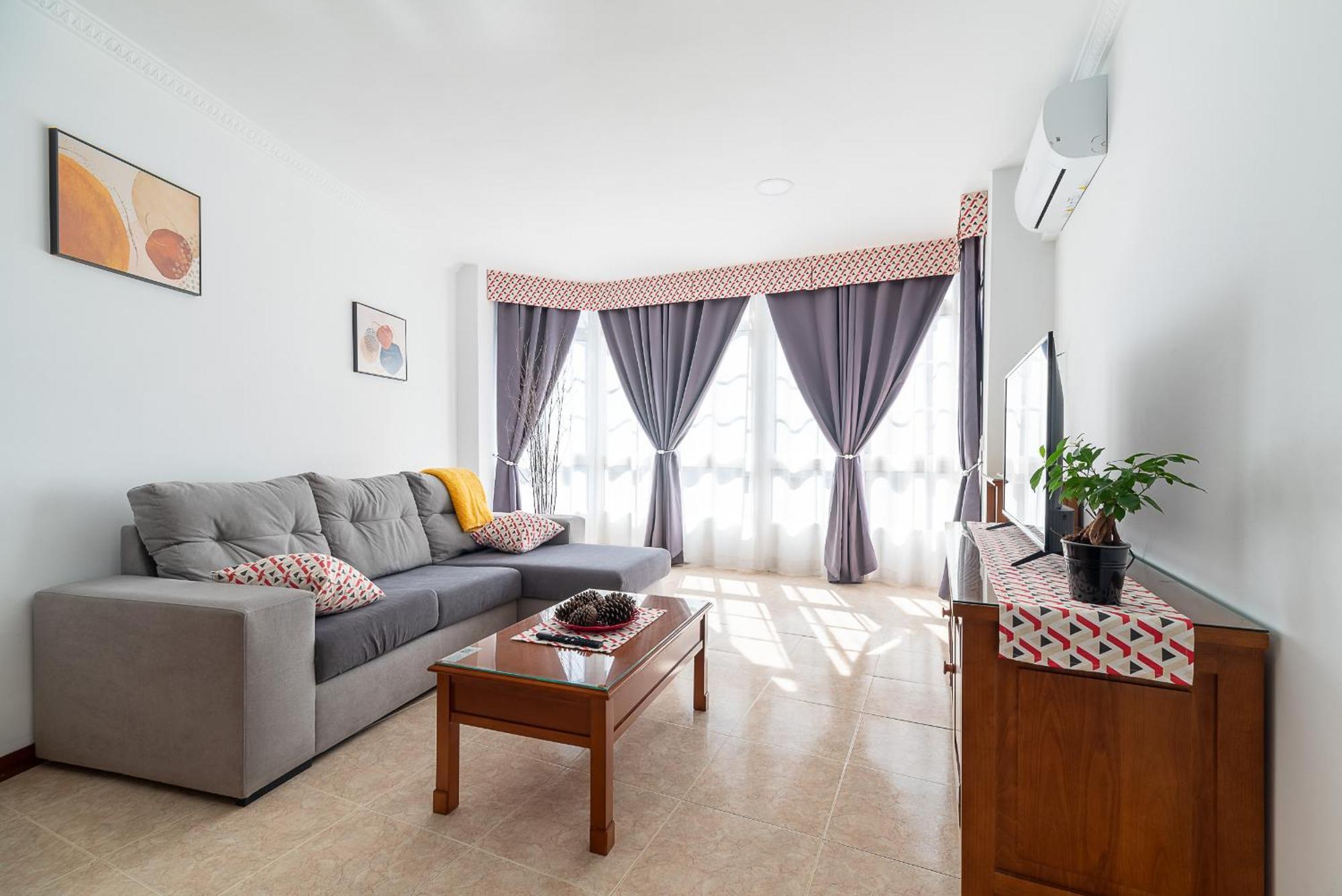 Apartamento Espacioso Cerca De La Playa Con Aire Acondicionado Apartment Moaña Екстериор снимка